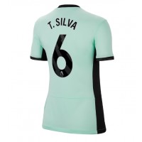 Zenski Nogometni Dres Chelsea Thiago Silva #6 Rezervni 2023-24 Kratak Rukav
